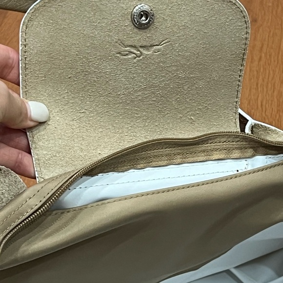 Longchamp eiffel tower embroidered large tote in beige color brand new - Picture 4 of 6